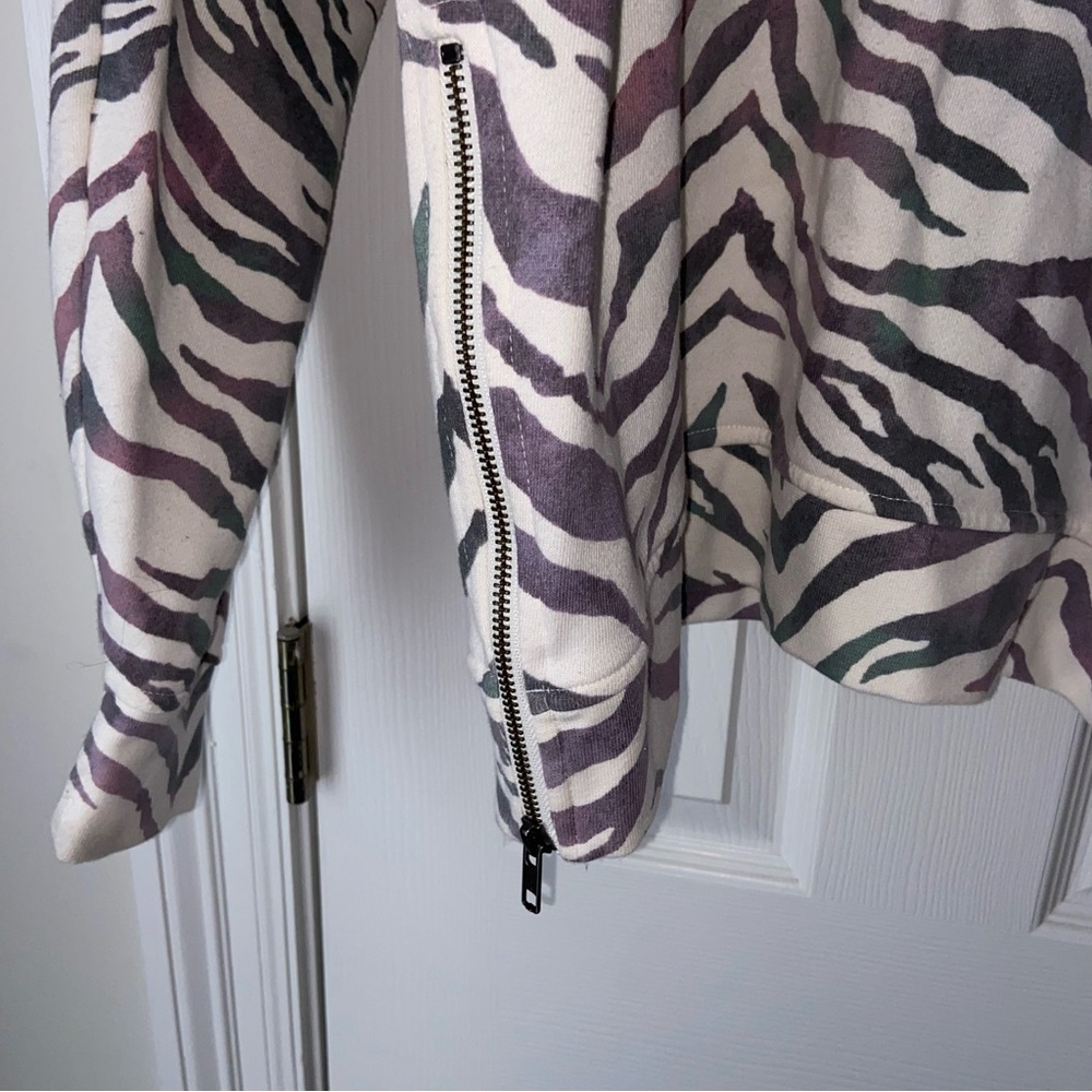 Rails Marlo Ivory Gradient Tiger Stripe Sweatshir… - image 8